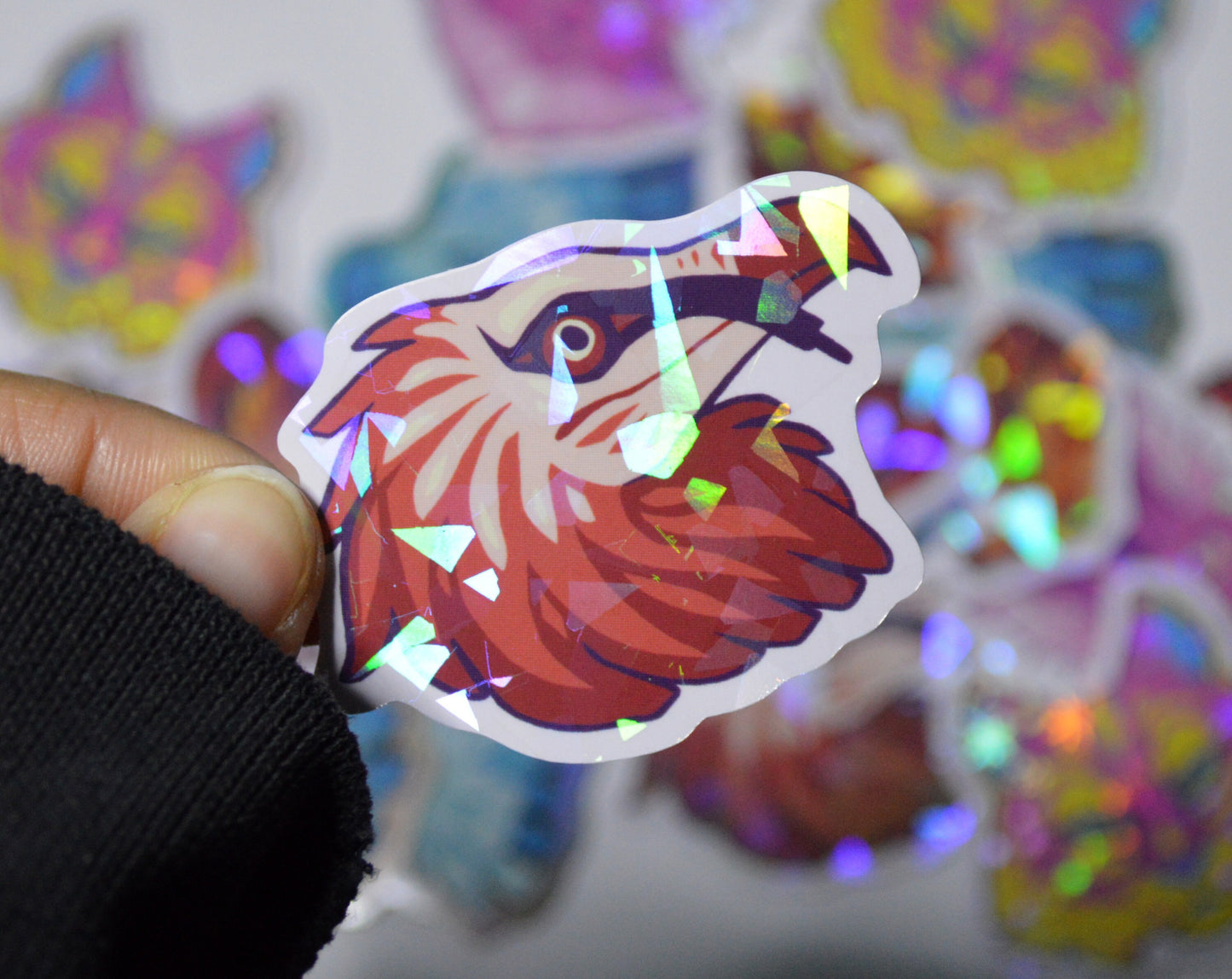 Holographic Animal Stickers
